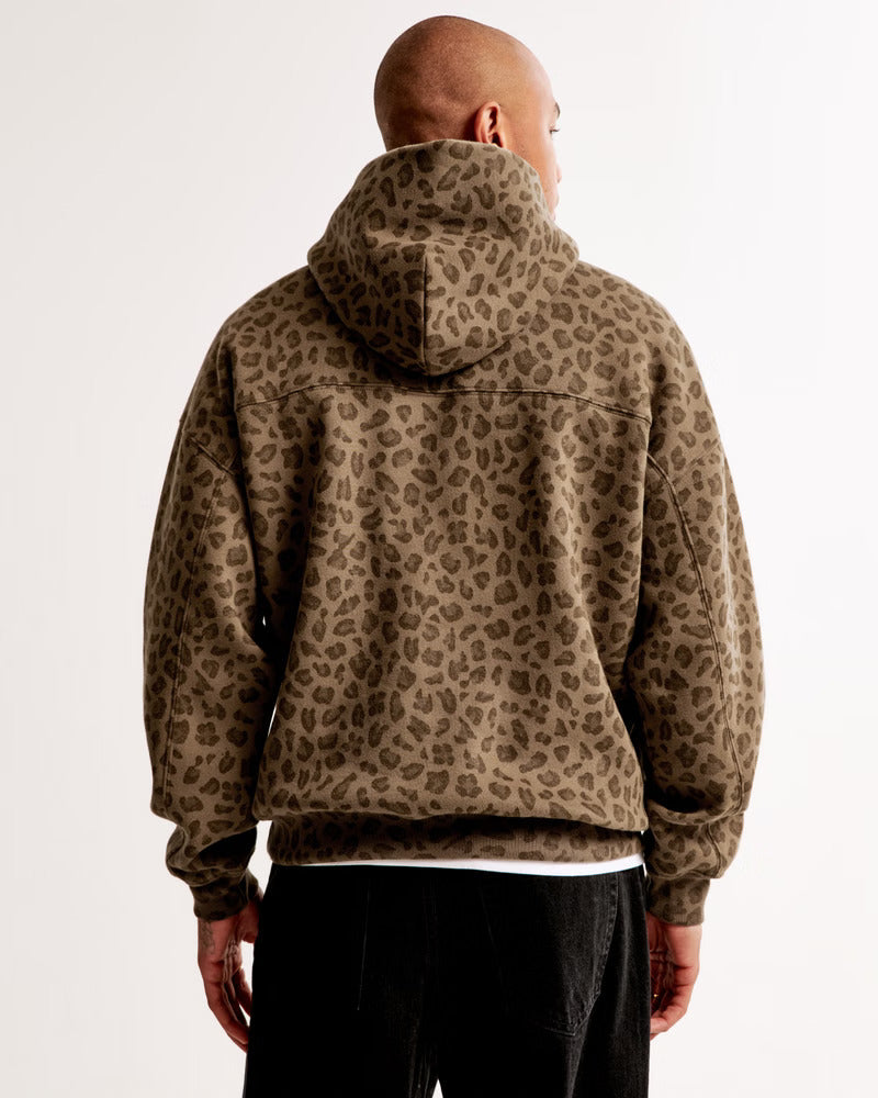 Viral Leopard Print Hoodie