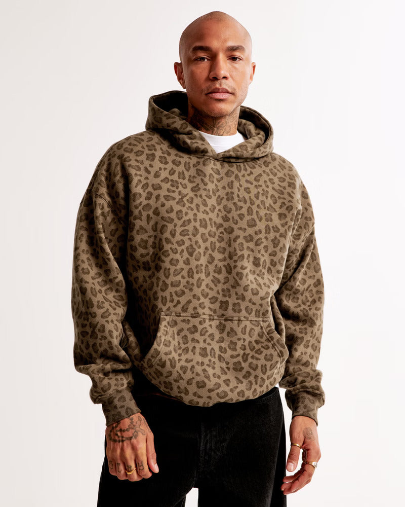 Viral Leopard Print Hoodie