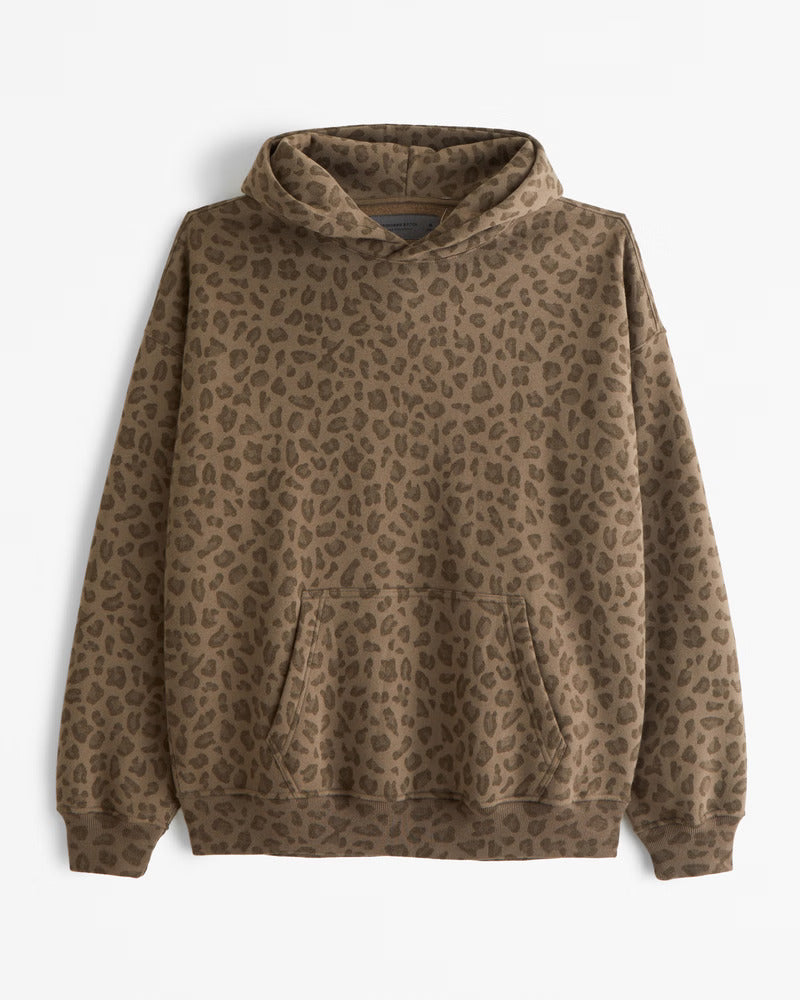 Viral Leopard Print Hoodie