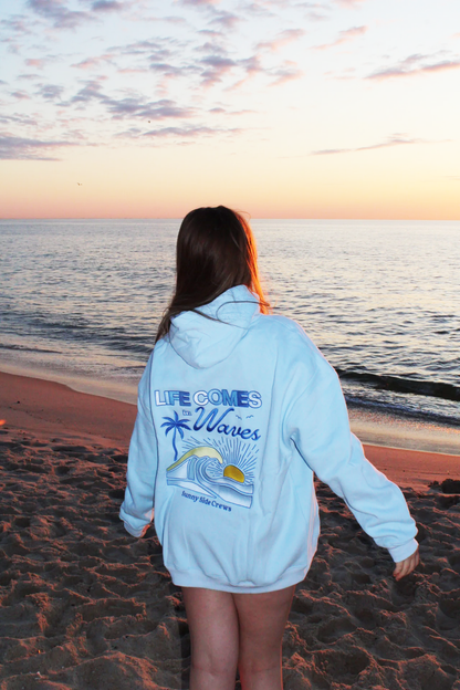 Life Comes In Waves Oversized Hoodie ✨