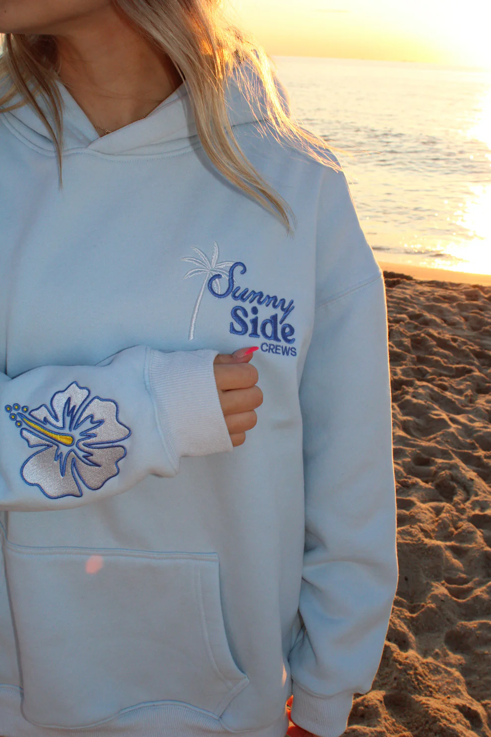 Life Comes In Waves Oversized Hoodie ✨